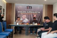 Foto: Dialog jurnalistik IJTI Korda Madura Raya bersama Kapolresta Sumenep.