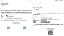 Foto: Surat resmi dari Pengurus Cabang Nahdlatul Ulama (PCNU) Sumenep (Kiri) dan Surat resmi dari Pemerintah Kabupaten Sumenep (Kanan). 