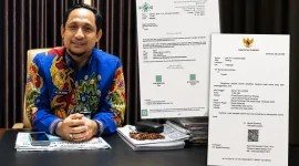 Foto: Sekda Sumenep Agus Dwi Saputra menegaskan benturan agenda pertembakauan bukan unsur sabotase.