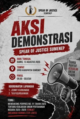 BESOK DPRD SUMENEP DIDATANGI SPEAR OF JUSTICE, ISU LGBTQ DALAM PERPRES 111/2025 JADI SOROTAN