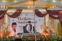 Foto: Suasana Pengajian Dzikro Maulidurrasul dan Haul Masyaikh di Masjid Jamik Baiturrahman, Desa Lombang, Sumenep.