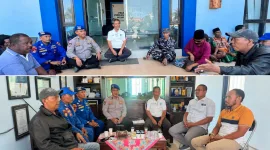 Foto: Nelayan, HNSI, dan TNI-Polri saat membahas pengerukan PPI Pasongsongan.