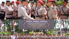 Foto: Kapolresta Sumenep pimpin Sertijab pejabat utama dan Kapolsek jajaran.