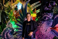Foto: Ahmad Rijali alias Bang Jali saat berada di depan musik Tong-Tong Sat Set Sot.