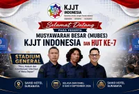 Foto: Mubes dan Stadium General HUT ke-7 KJJT Indonesia digelar di Hotel Sahid Surabaya, 8-9 September 2026.