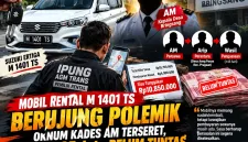 Foto: Ilustrasi polemik mobil rental M 1401 TS.