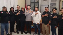 Foto: Redaksi TrendiKabar.com bersama Kapolresta Sumenep dalam agenda silaturahmi dan sinergitas.
