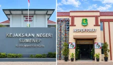 Foto: Gedung Kejaksaan Negeri Sumenep dan Inspektorat Kabupaten Sumenep.