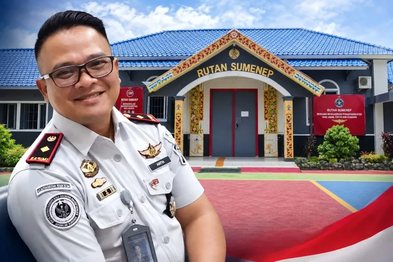 Foto: Kepala Rutan Kelas IIB Sumenep, Aditya Wahyu Rahmadani.