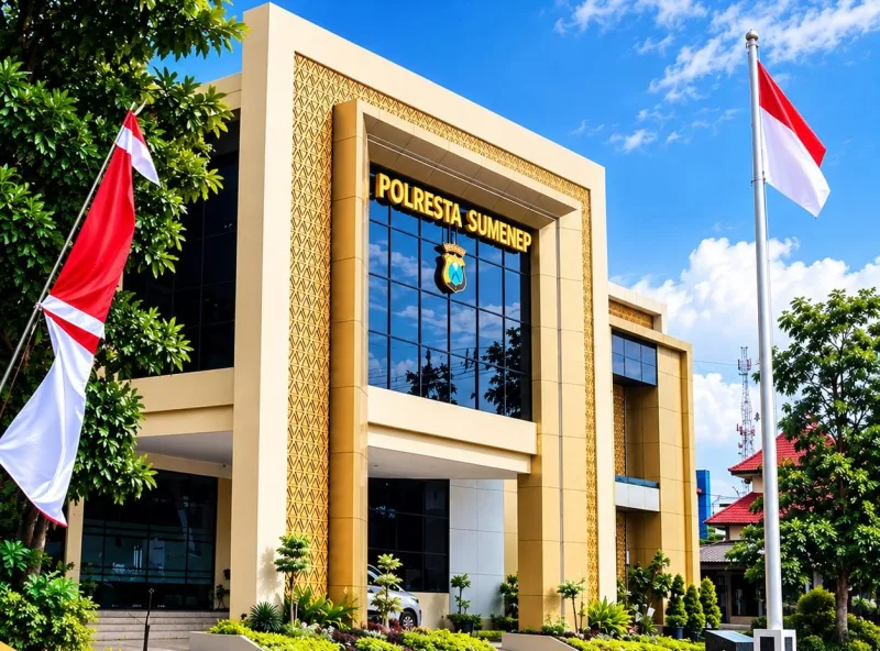 Foto: Gedung Polresta Sumenep.
