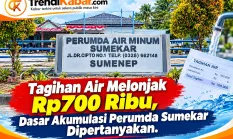Tagihan Air Melonjak Rp700 Ribu, Dasar Akumulasi Perumda Sumekar Dipertanyakan