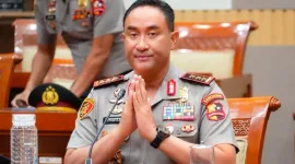 Foto: Komjen Pol. Suyudi Ario Seto saat mengikuti uji kelayakan dan kepatutan calon Kapolri di Komisi III DPR RI, Jakarta, Kamis (1/10/2026).