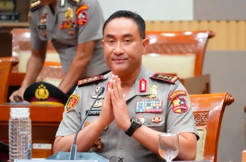 Foto: Komjen Pol. Suyudi Ario Seto saat mengikuti uji kelayakan dan kepatutan calon Kapolri di Komisi III DPR RI, Jakarta, Kamis (1/10/2026).