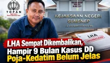 Foto: Ketua TOPAN Sumenep H. Tri Ahmad Al-Hosaini dan Kantor Kejari Sumenep.