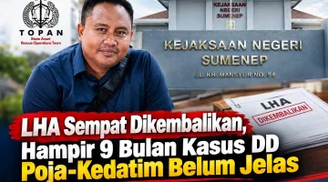 Foto: Ketua TOPAN Sumenep H. Tri Ahmad Al-Hosaini dan Kantor Kejari Sumenep.