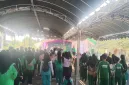 Foto: Keluarga besar LP Ma’arif NU Sumenep mengikuti rangkaian Harlah ke-97 di SD RAISNU MWC NU Kota Sumenep, Sabtu (3/10/2026).