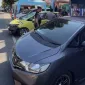 Foto: Dua mobil Honda Brio yang ditindak Satlantas Polresta Sumenep. 