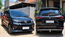 Foto: Mobil Toyota Avanza hitam yang diduga digunakan dalam kunjungan ke Pesantren Al-Uswah, Sumenep.