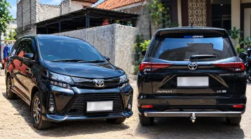 Foto: Mobil Toyota Avanza hitam yang diduga digunakan dalam kunjungan ke Pesantren Al-Uswah, Sumenep.