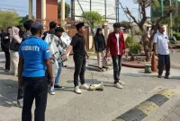 Foto: Aksi demonstrasi IMI di Universitas PGRI Sumenep.