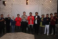 Foto: Kapolresta Sumenep bersama perwakilan GMNI Sumenep dalam momen silaturahmi memperkuat sinergi menjaga kamtibmas.
