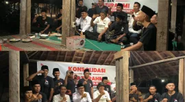 Foto: Konsolidasi dan silaturahmi kader PSI Sumenep di Saronggi.