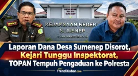 Foto: Kajari Sumenep Nislianudin, S.H., M.H. (kiri) dan Ketua Umum LSM TOPAN, H. Tri Ahmad Al-Hosaini (kanan).
