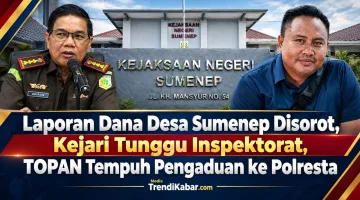 Foto: Kajari Sumenep Nislianudin, S.H., M.H. (kiri) dan Ketua Umum LSM TOPAN, H. Tri Ahmad Al-Hosaini (kanan).