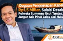 Foto: Sulaisi Abdurrazaq (Kiri) dan kapal KLM AYTA CK 2 GT 53 yang diduga digelapkan (Kanan). 