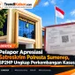 Foto: Gedung Polresta Sumenep dan dokumen SP2HP terkait perkembangan kasus.