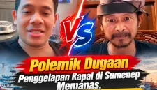 Foto: Sulaisi Abdurrazaq dan Kurniadi saling bantah terkait polemik dugaan penggelapan kapal dan hak waris di Sumenep.