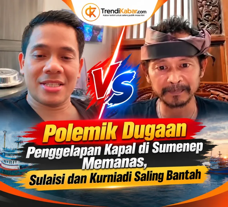 Foto: Sulaisi Abdurrazaq dan Kurniadi saling bantah terkait polemik dugaan penggelapan kapal dan hak waris di Sumenep.