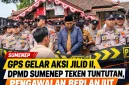 Foto: Aksi GPS jilid II di Kantor DPMD Sumenep.