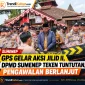 Foto: Aksi GPS jilid II di Kantor DPMD Sumenep.